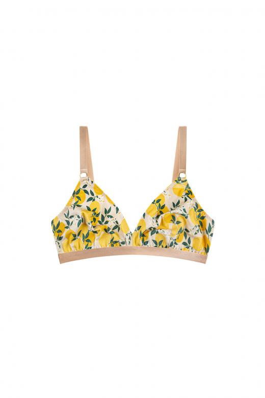 BRALET Z BAWEŁNY GOTS LIMONE