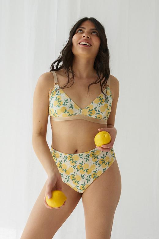 BRALET Z BAWEŁNY GOTS LIMONE