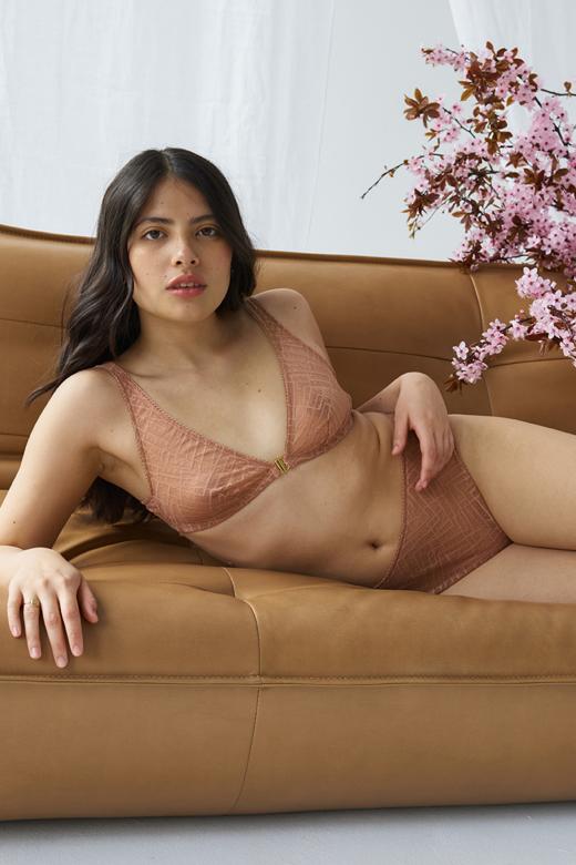 BRALET KORONKOWY BEIGE