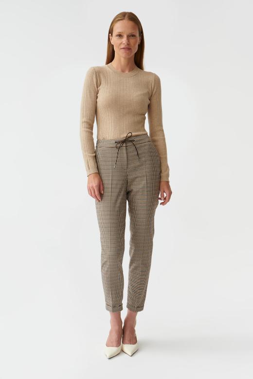 LADIES’ CHECKERED TROUSERS MOBIKO