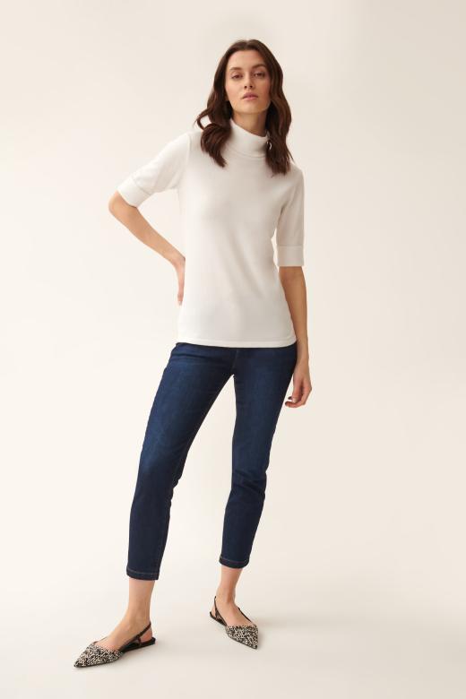 LADIES' SHORT-SLEEVED TURTLENECK  LU