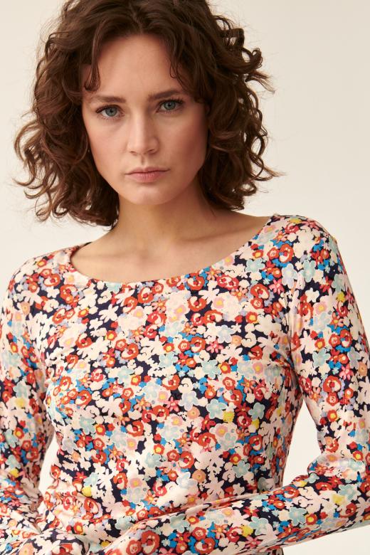 LADIES' FLORAL PRINTED BLOUSE ELODI