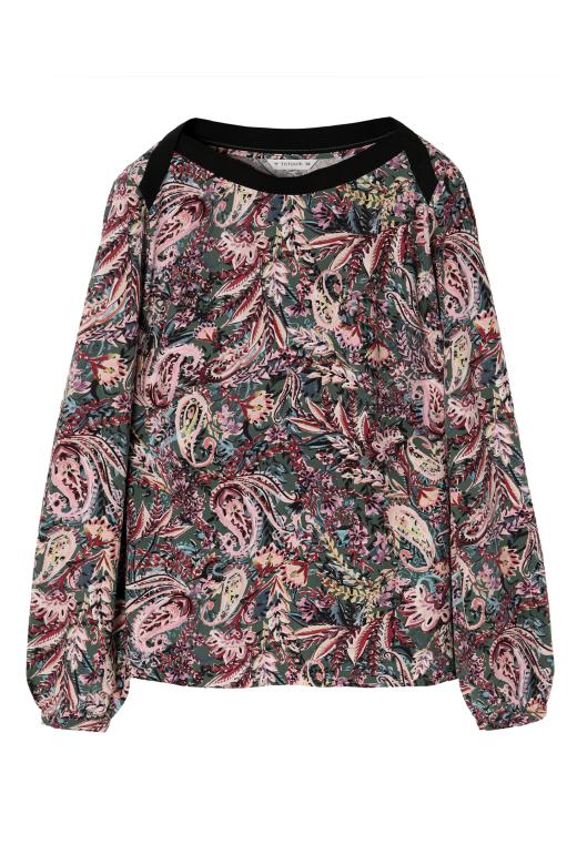 LADIES’ LOOSE PATTERNED BLOUSE OSLO