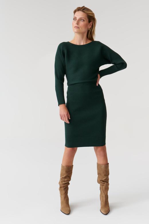 LADIES’ LONG-SLEEVED MIDI DRESS FULINA