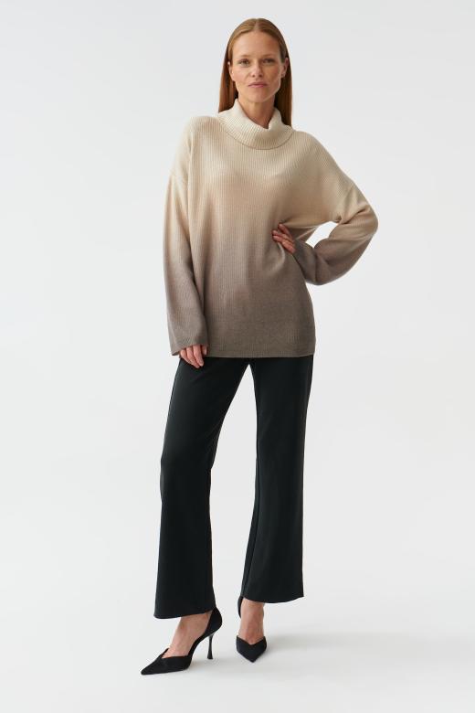 LADIES’ OVERSIZED OMBRE SWEATER JOSOMI