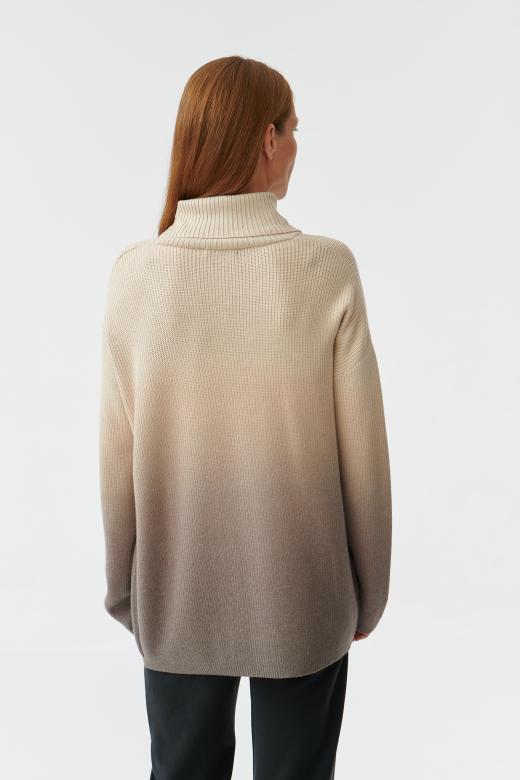 LADIES’ OVERSIZED OMBRE SWEATER JOSOMI