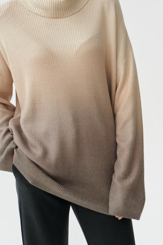 LADIES’ OVERSIZED OMBRE SWEATER JOSOMI