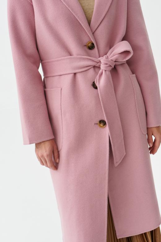 LADIES’ COAT WITH TIE SYBILLA