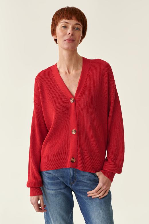 CARDIGAN MADE FROM COOL VISCOSE KAMIKO