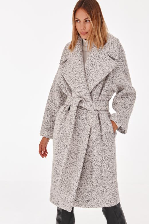 LADIES' COAT WITH A WIDE COLLAR STYLIA 1