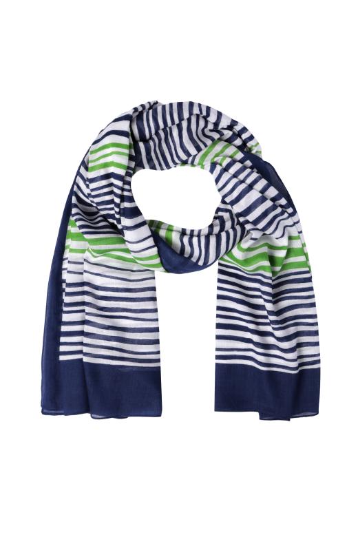 LADIES' STRIPED SCARF GRINI