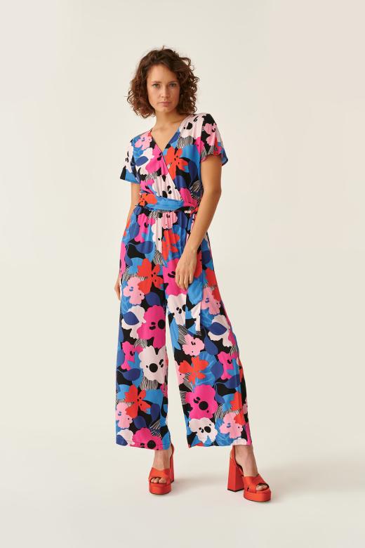 LADIES' OVERALLS IN FLOWER PRINT KOREKI