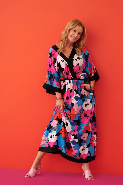 LADIES' PRINTED DRESS MONKO