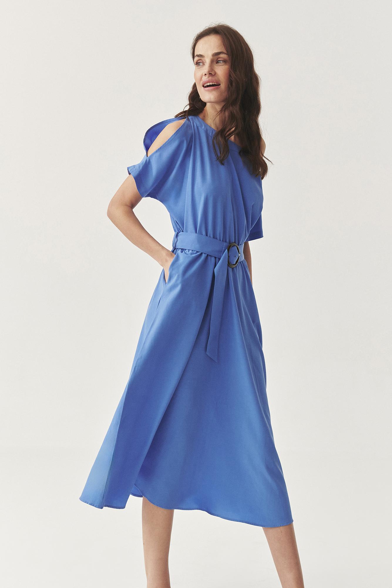 STYLISH DRESS WITH LINEN - GALLA CZ