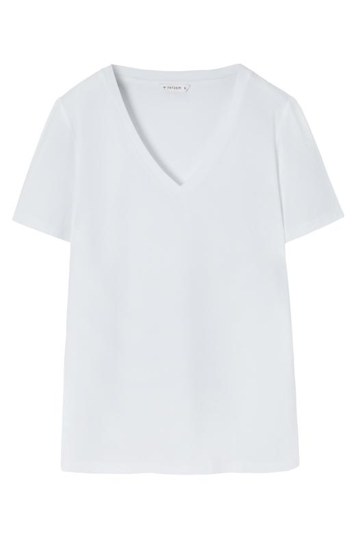 PRZEWIEWNY T-SHIRT Z BAWEŁNĄ I MODALEM - LISA