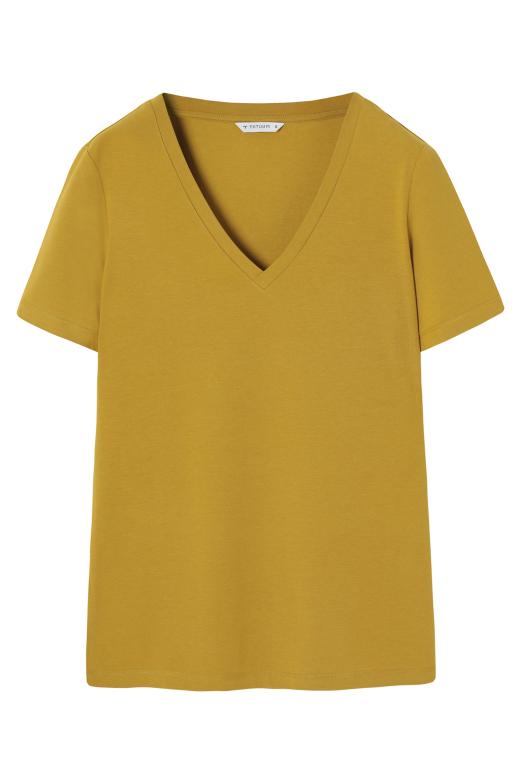 PRZEWIEWNY T-SHIRT Z BAWEŁNĄ I MODALEM - LISA