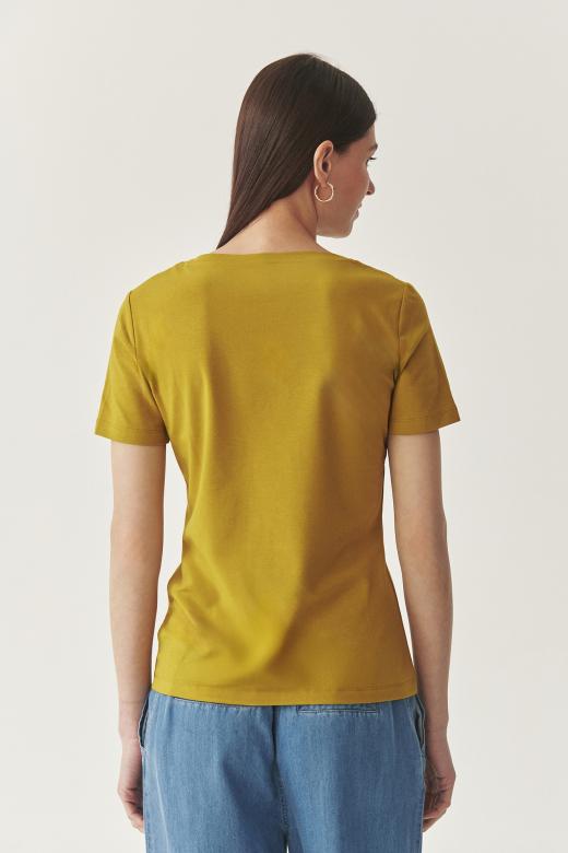 PRZEWIEWNY T-SHIRT Z BAWEŁNĄ I MODALEM - LISA
