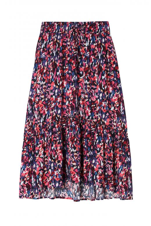 PATTERNED MIDI SKIRT SOLMA