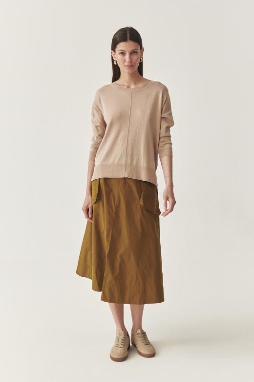 STYLOWY SWETER Z BAWEŁNĄ - NALA