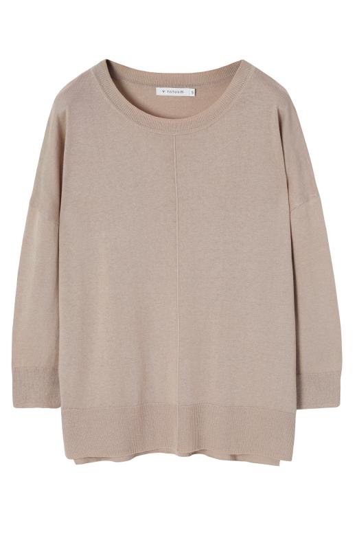 STYLOWY SWETER Z BAWEŁNĄ - NALA