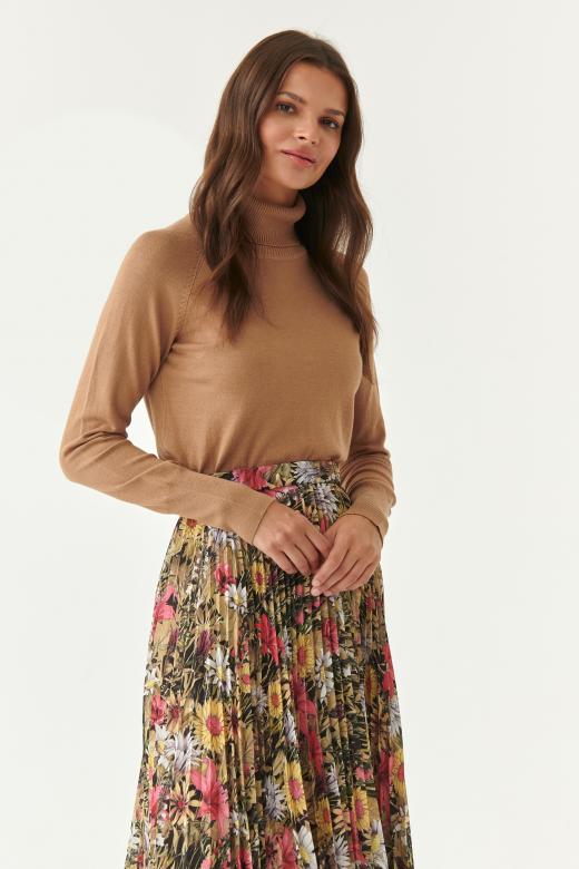 SWETER DAMSKI Z GOLFEM NEKOKI