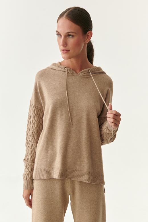 LADIES' HOODED PULLOVER PILO