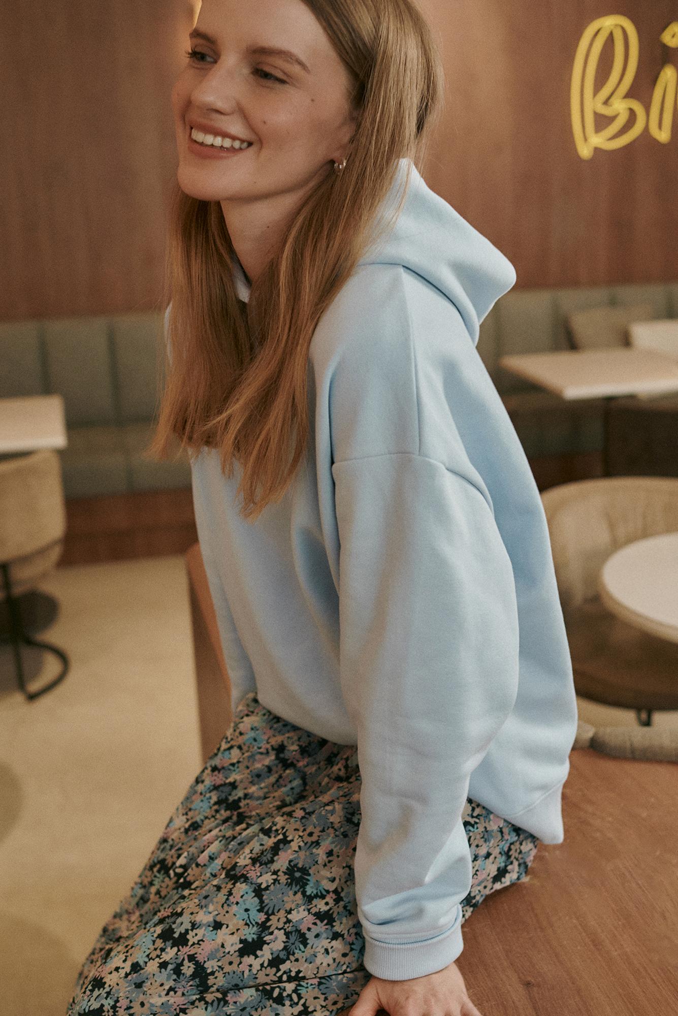 PASTEL HOODED SWEATSHIRT — NULA