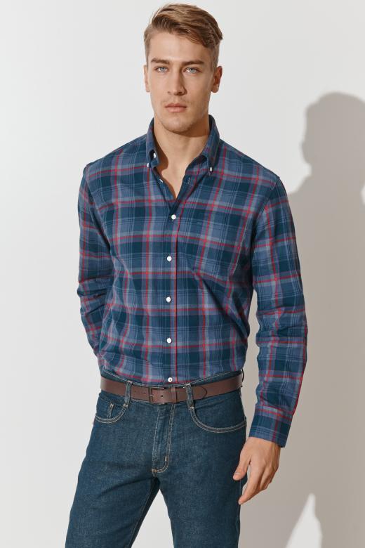 MEN'S CHECKERED SHIRT CHARLES 21 CLASSIC