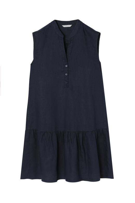 LINEN DRESS WITH FRILL SENCO 1