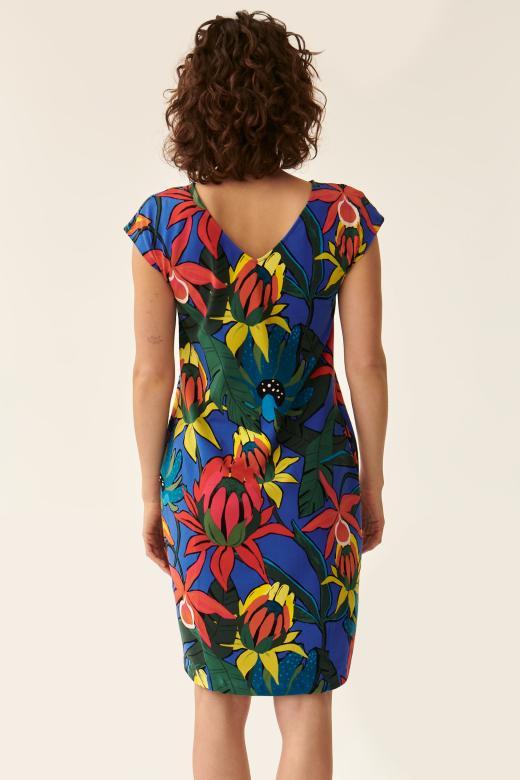 WOMEN’S FLORAL WRAP DRESS KOKA 3