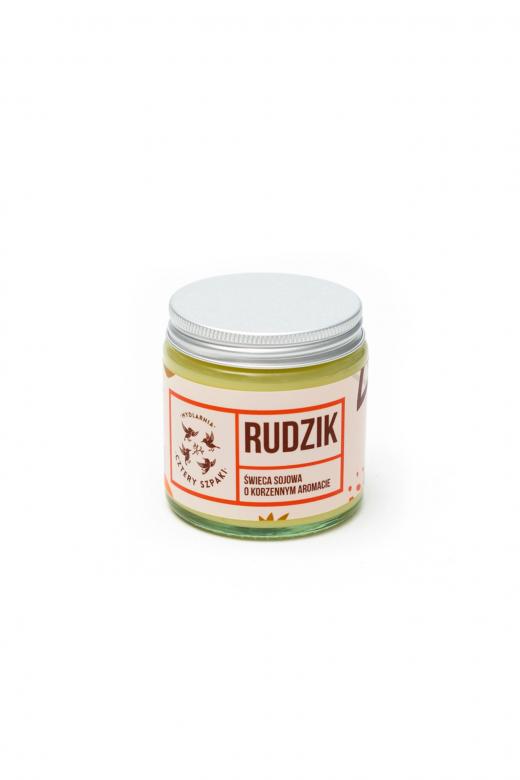 RUDZIK - NATURALNA ŚWIECA SOJOWA KORZENNA