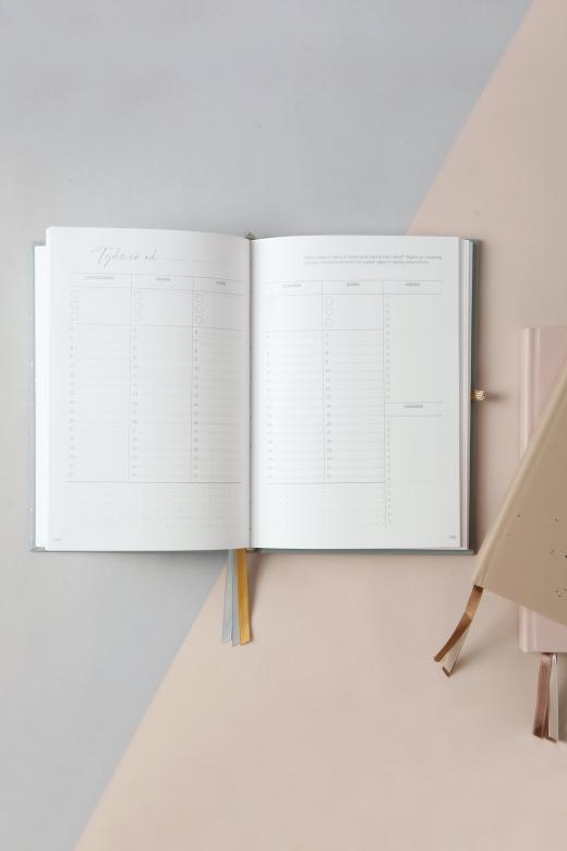 PLANNER NIEDATOWANY TERRAZZO