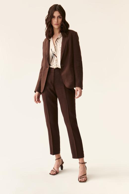 WOMEN’S LINEN BLAZER KAREMALIA