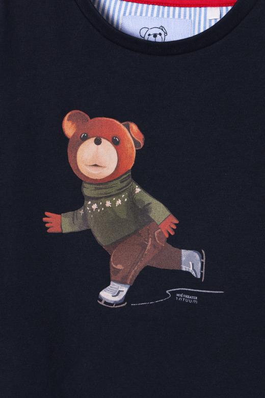 T-SHIRT DLA CHŁOPCA Z BAWEŁNY BCI MISIAREK KIDS
