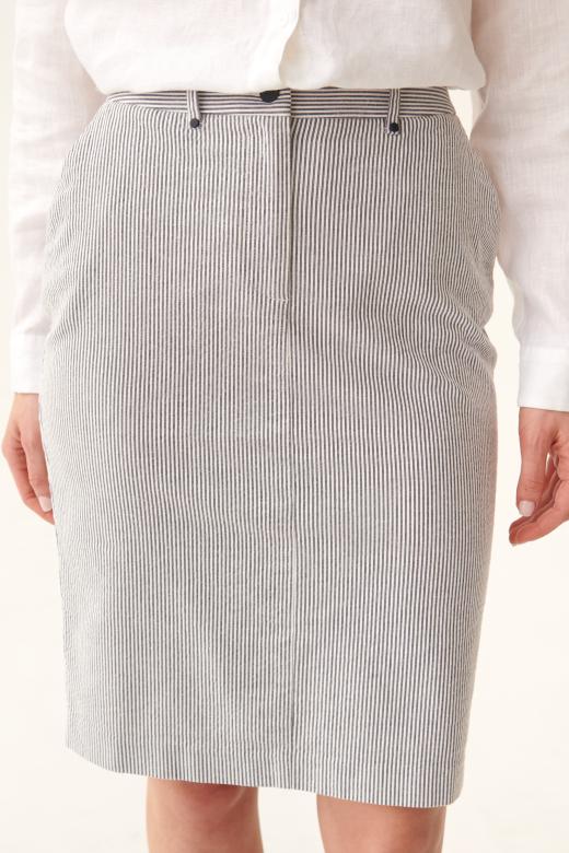 WOMEN’S STRIPED PENCIL SKIRT ROKI