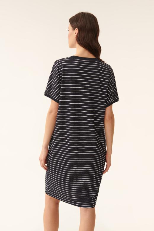 WOMEN’S SHORT SLEEVE STRIPED DRESS YOLI