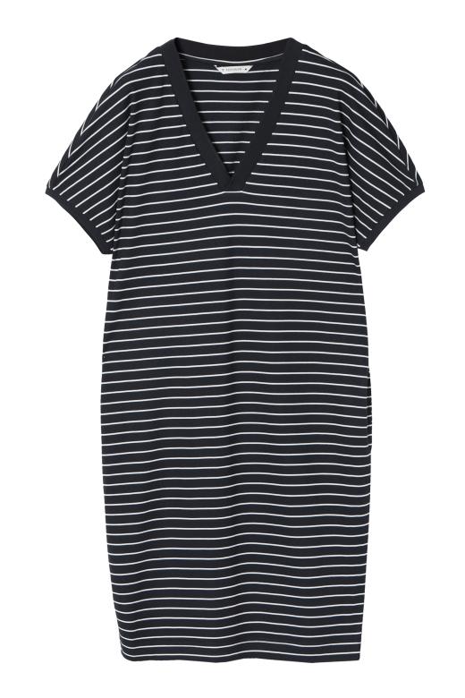 WOMEN’S SHORT SLEEVE STRIPED DRESS YOLI