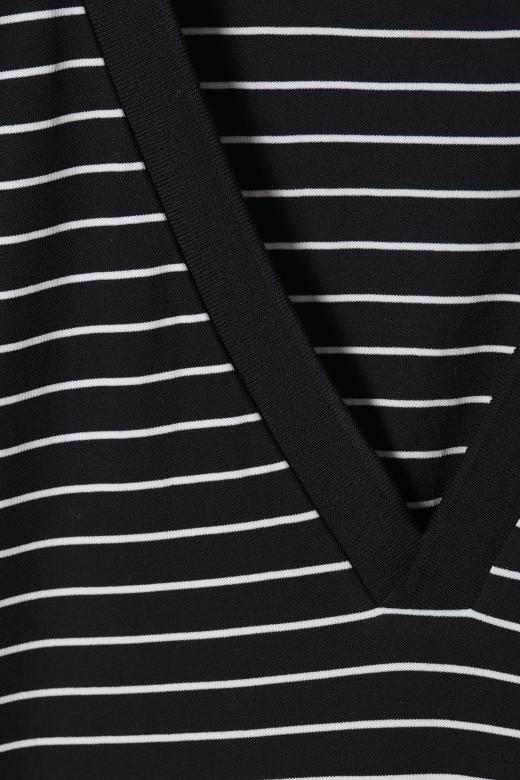 WOMEN’S SHORT SLEEVE STRIPED DRESS YOLI