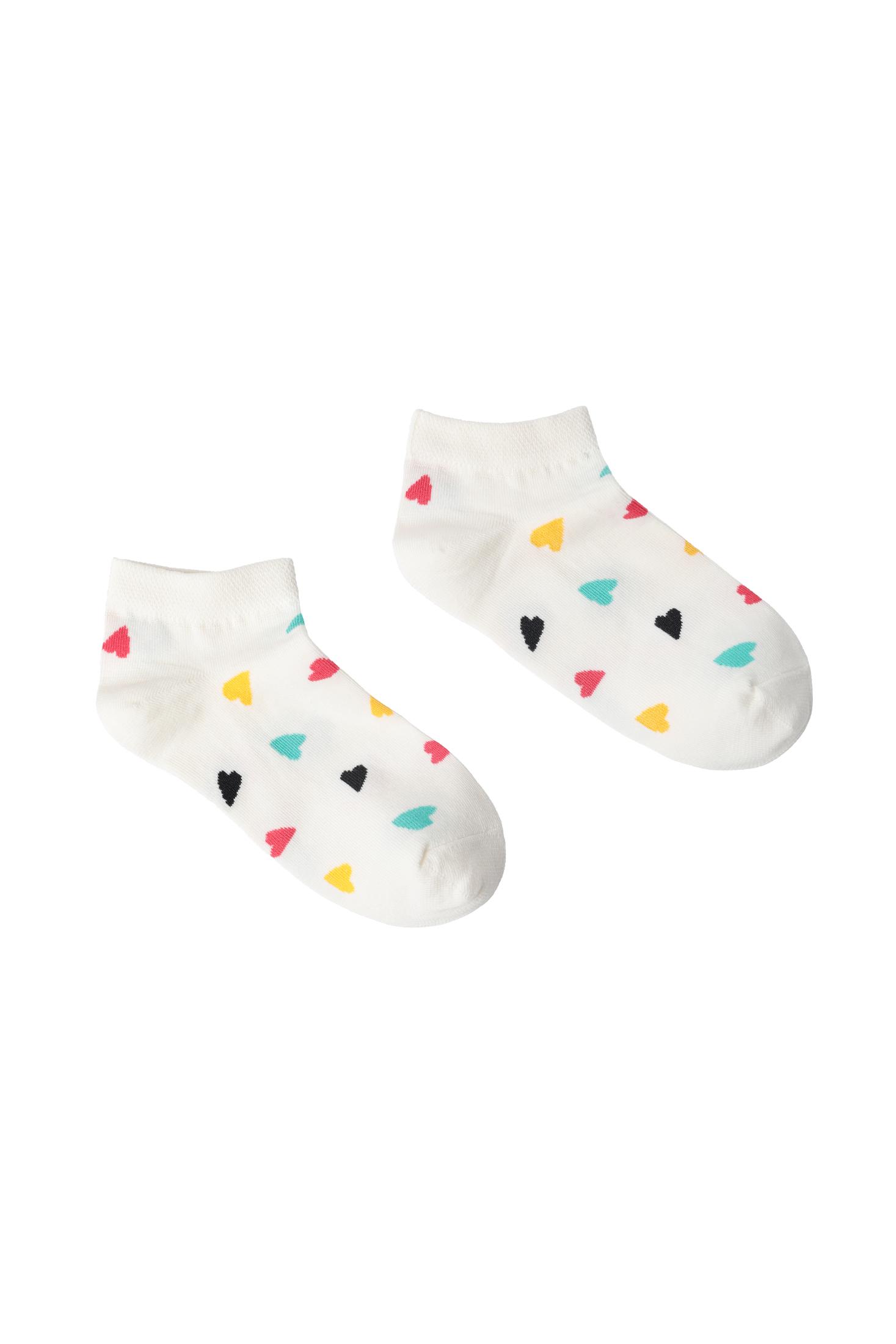 COTTON SOCKS WITH HEARTS — SOFINA 4