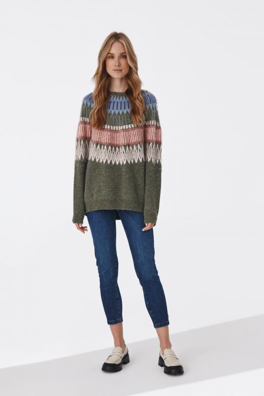 LADIES' SWEATER WITH WOOL ELZA