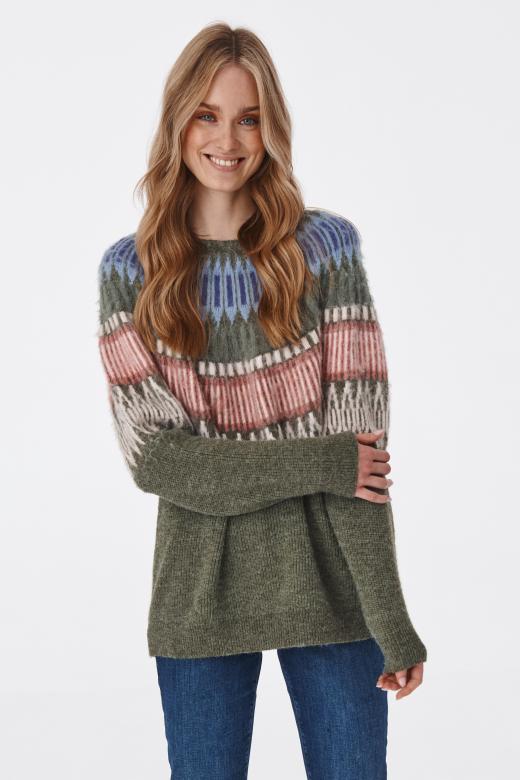 LADIES' SWEATER WITH WOOL ELZA