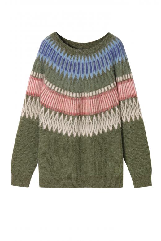 LADIES' SWEATER WITH WOOL ELZA