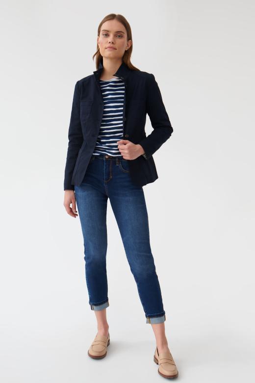 LADIES’ BLAZER WITH POCKETS AMARANTI