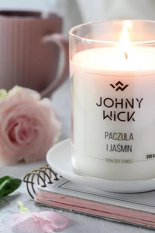 ŚWIECA SOJOWA PACZULA I JAŚMIN