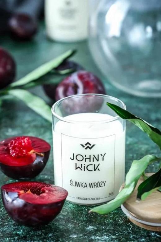 ŚWIECA SOJOWA ŚLIWKA WRÓŻY