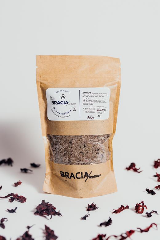 SÓL DO KĄPIELI STALOWY HIBISKUS