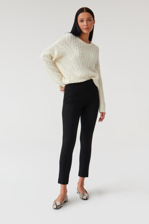 LADIES’ TROUSERS WITH RIBBING SARIKI